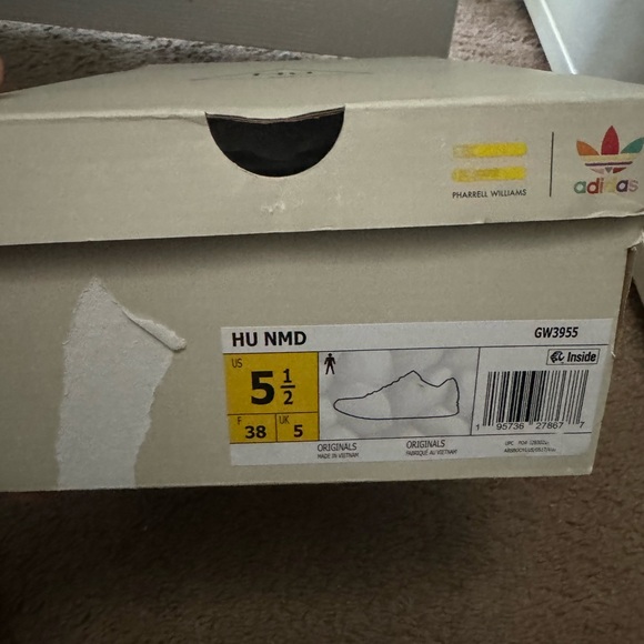 ADIDAS NMD HU Pharrel Williams x Billionaroe Boys Club Astronaut Blue Sneaker - Picture 2 of 6